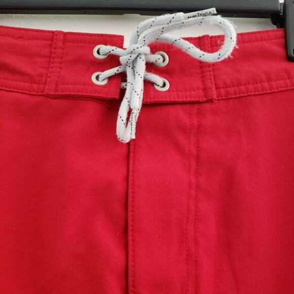 Nautica Men's Red Swim Trunks 36W - Picture 5 of 8